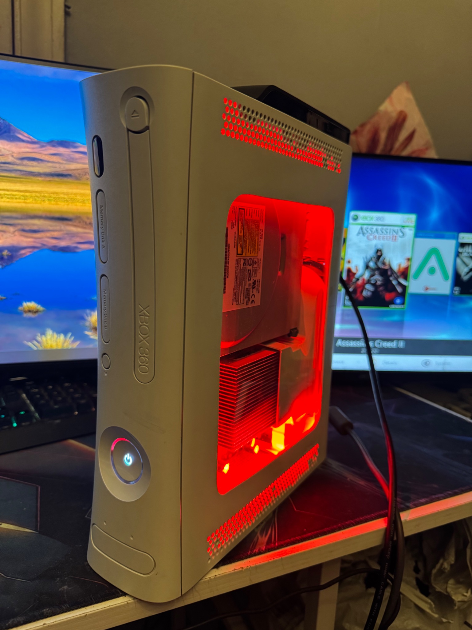 Phat White Red LED Acrylic